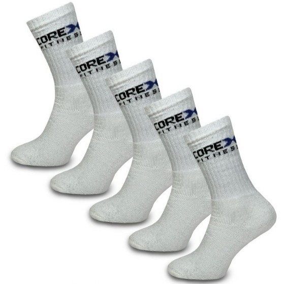 

Носки спортивные CoreX Fitness Leisure (5 пар) белые EU, Носки спортивные CoreX Fitness Leisure (5 пар) белые EU 40-45