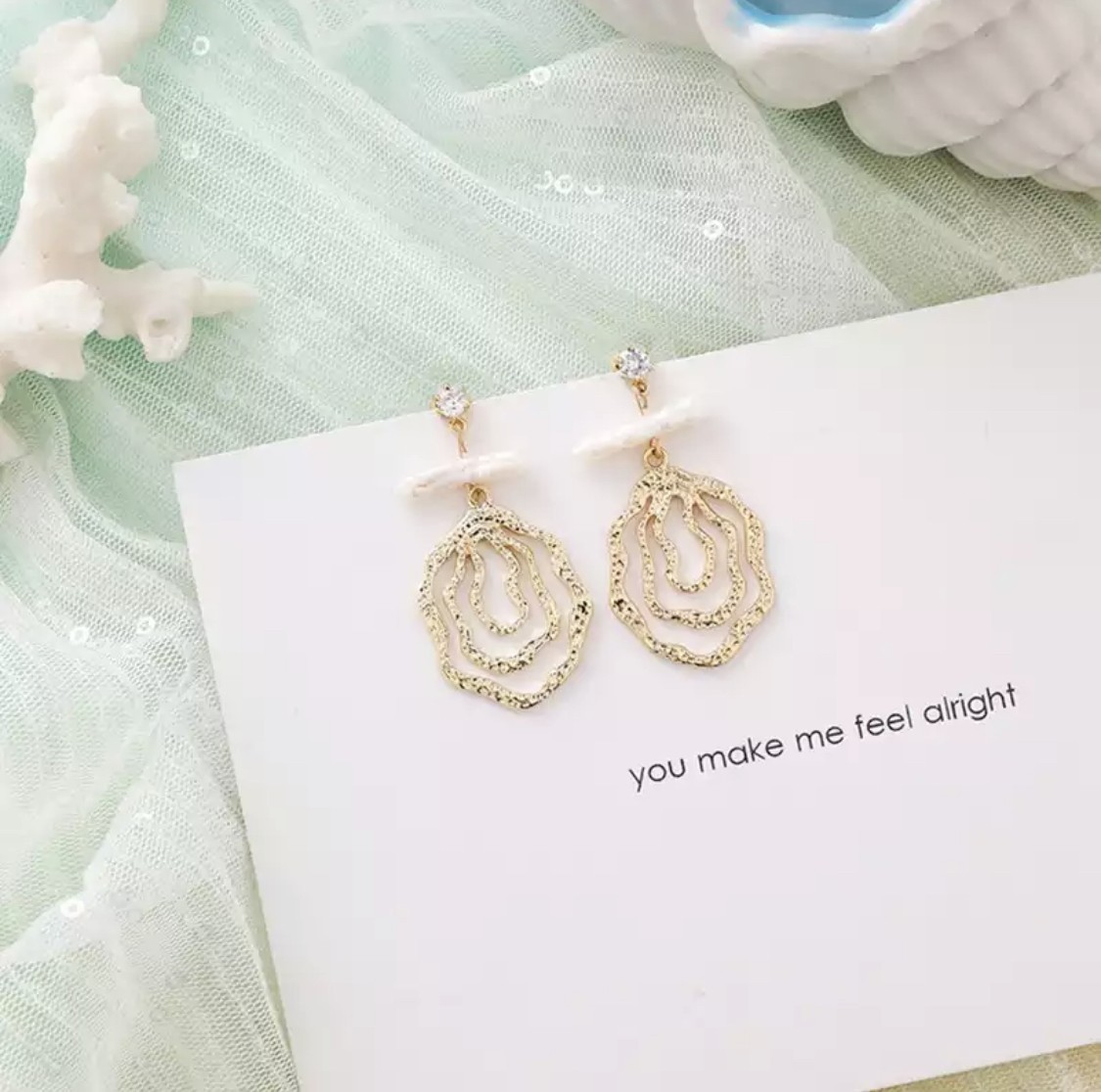 

Женские серьги Jewelry Store абстрактной формы - 6021