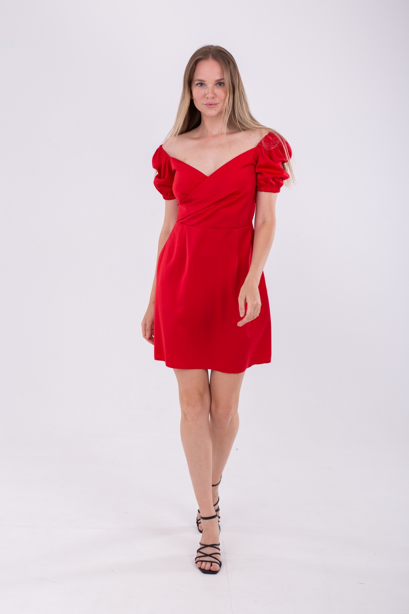 

Платье Mila Merry красное шелк M - 7009
