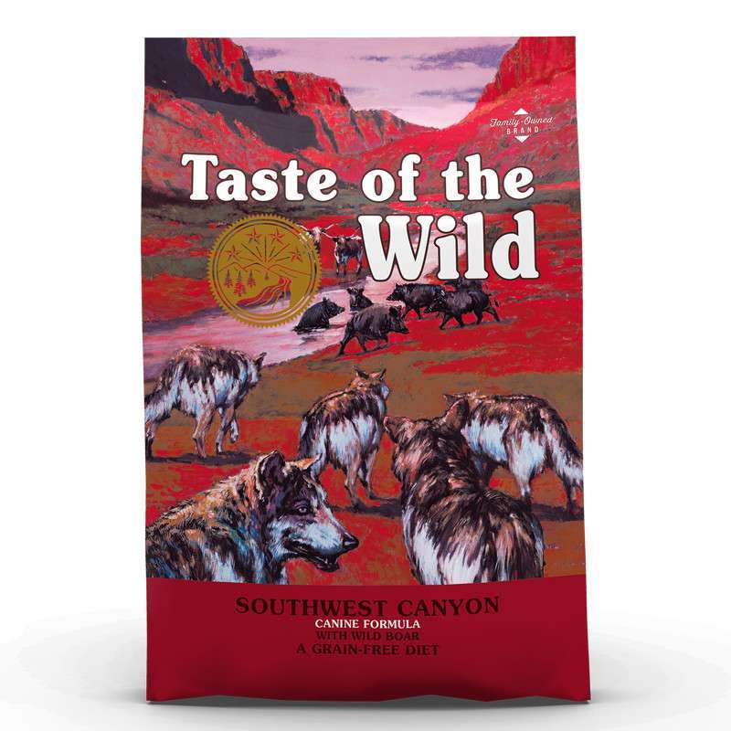 

Беззерновой корм TASTE OF THE WILD SOUTHWEST CANYON CANINE для собак всех возрастов, с говядиной и диким кабаном (2 кг)