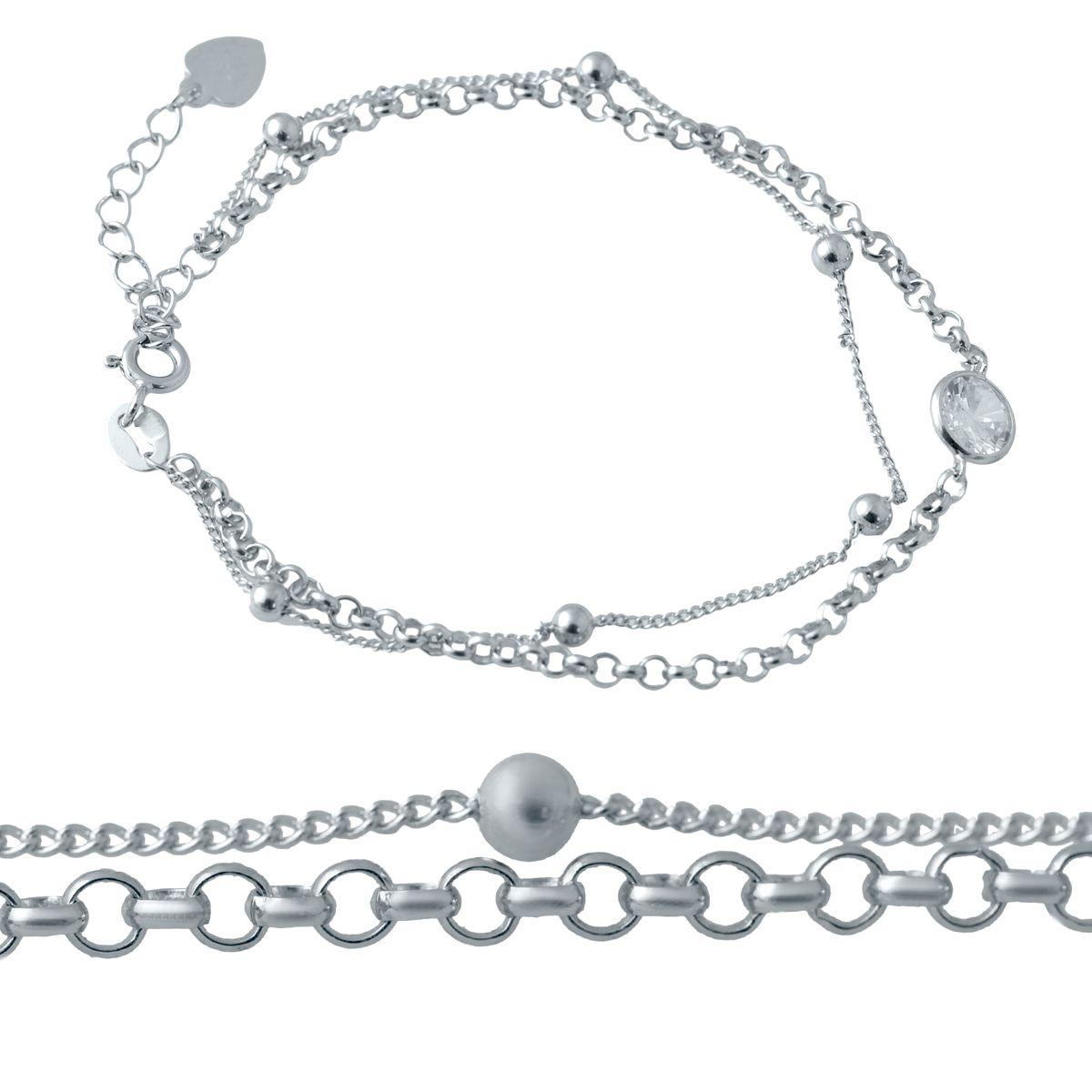 

Серебряный браслет SilverAlex с фианитами 1720 размер
