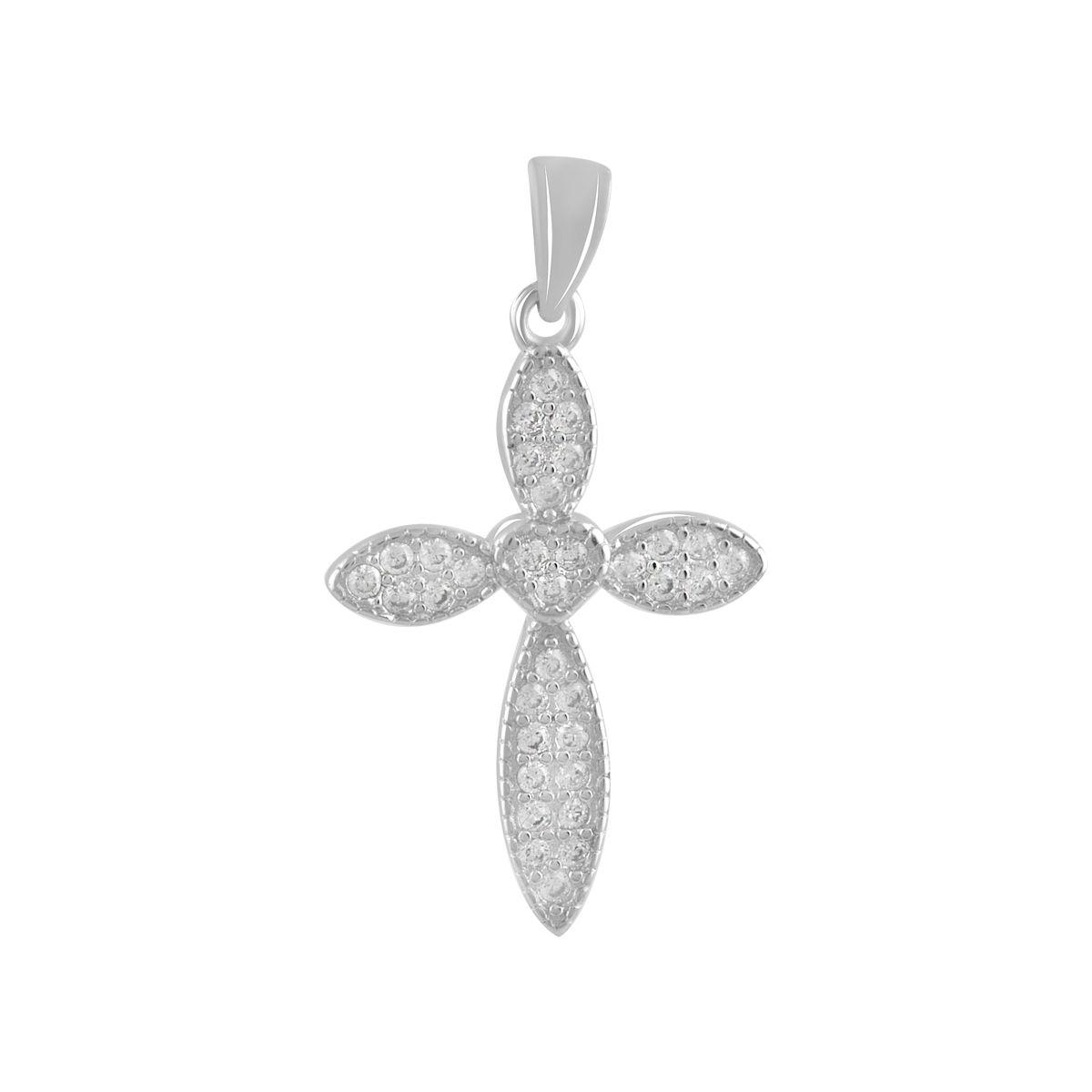 

Серебряный крестик SilverAlex с фианитами