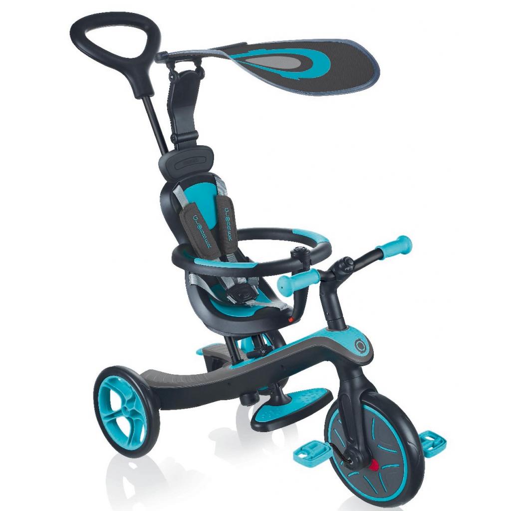 

Детский велосипед Globber Explorer Trike 4в1 бирюзовый до 20 кг (632-105-2)