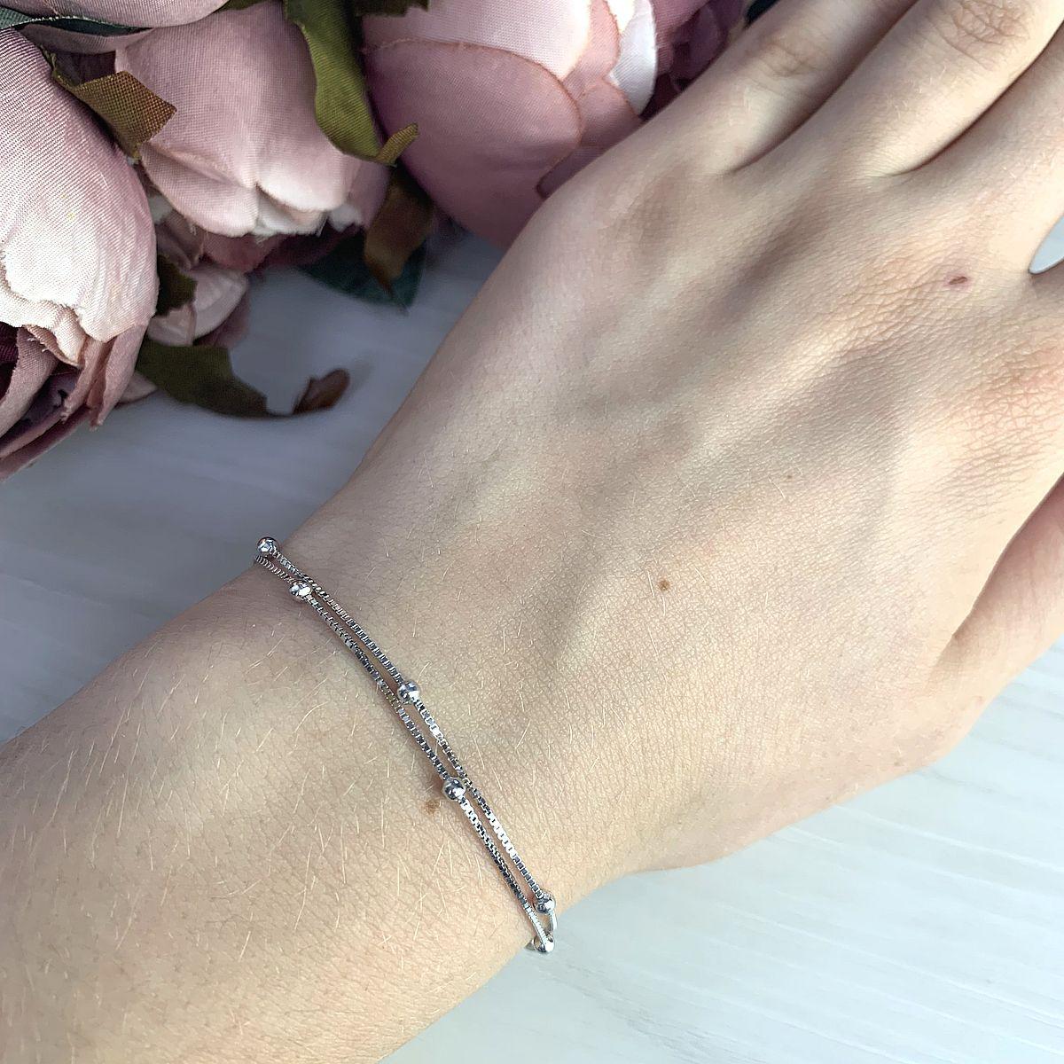 

Серебряный браслет SilverAlex без камней 1720 размер