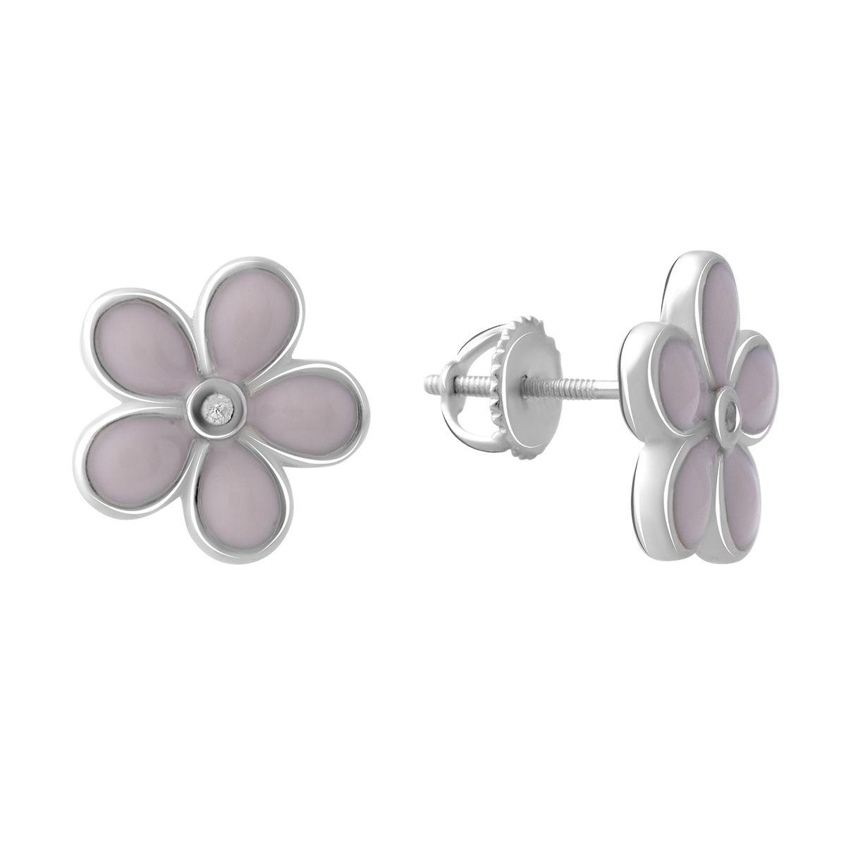 

Серебряные серьги SilverAlex с емаллю