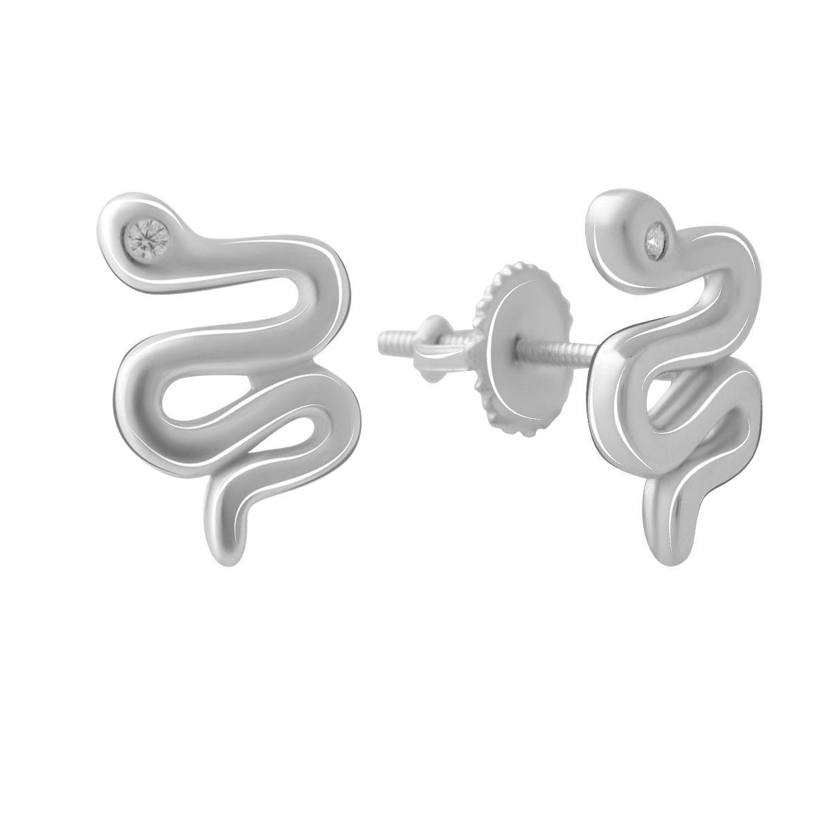 

Серебряные серьги SilverAlex с фианитами