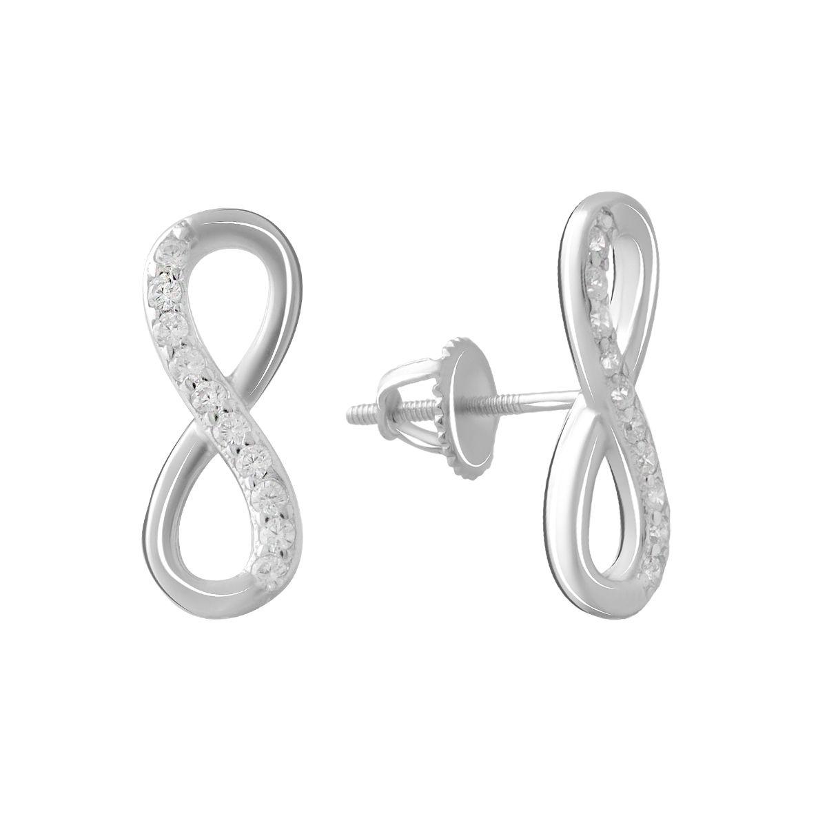 

Серебряные серьги SilverAlex с фианитами