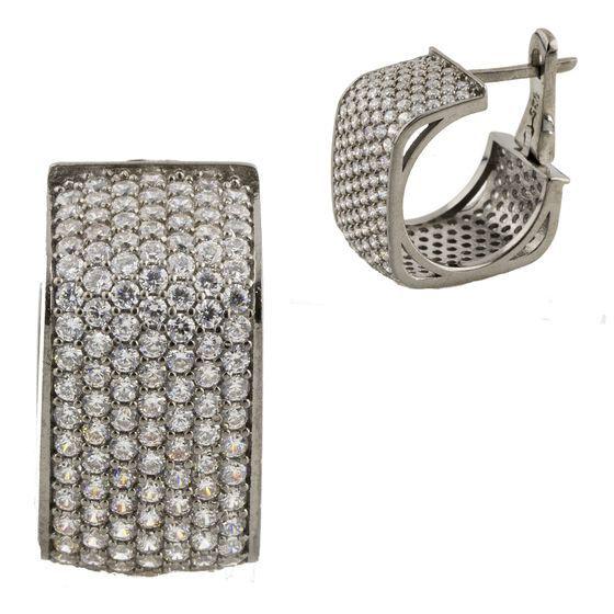 

Серебряные серьги SilverAlex с фианитами