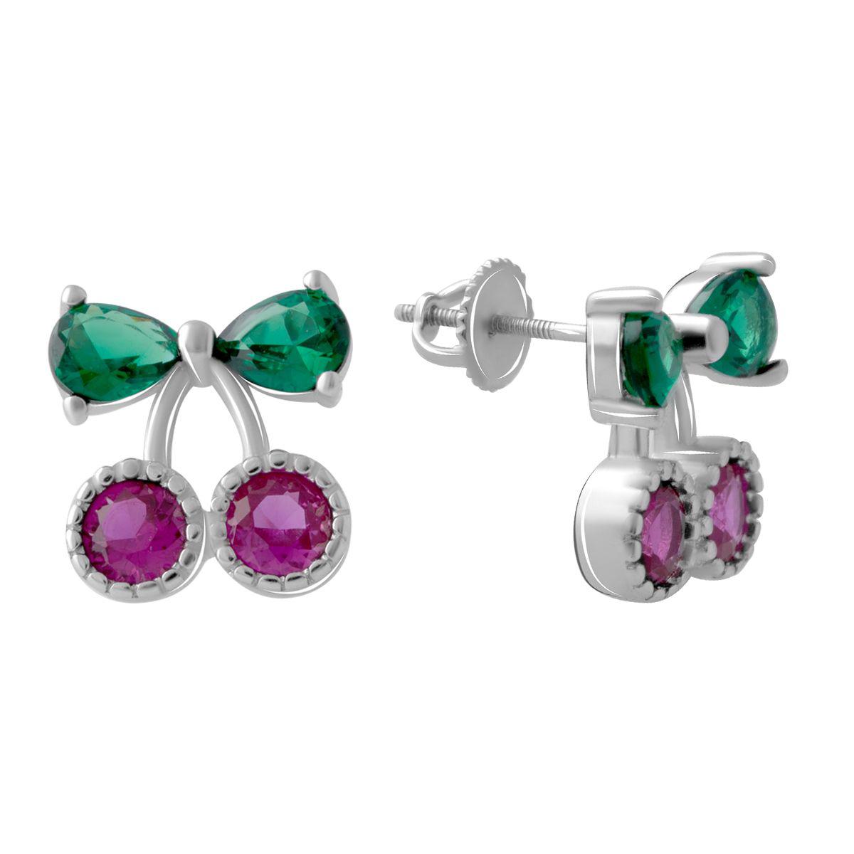 

Серебряные серьги SilverAlex с фианитами