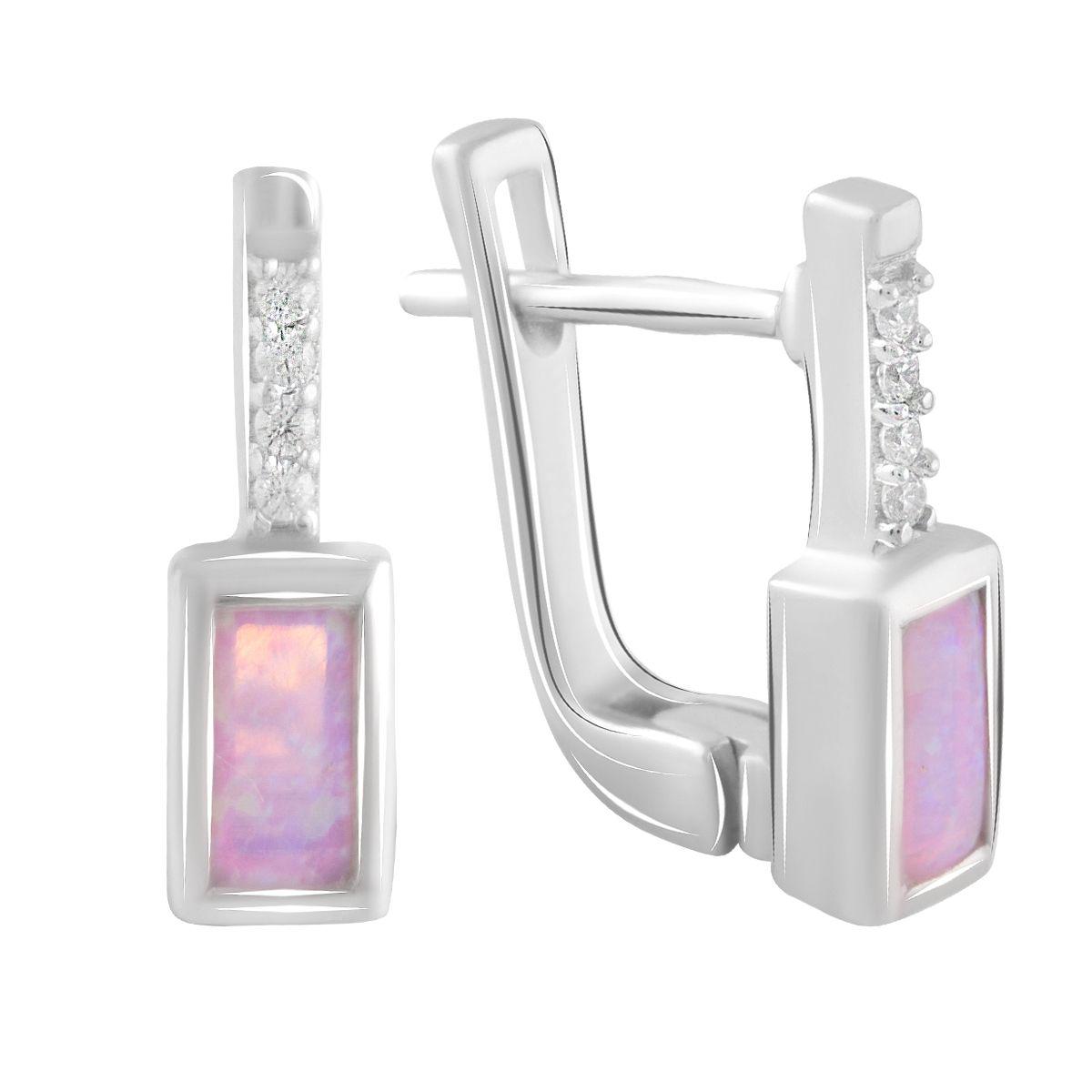 

Серебряные серьги SilverAlex с опалом 1.075ct