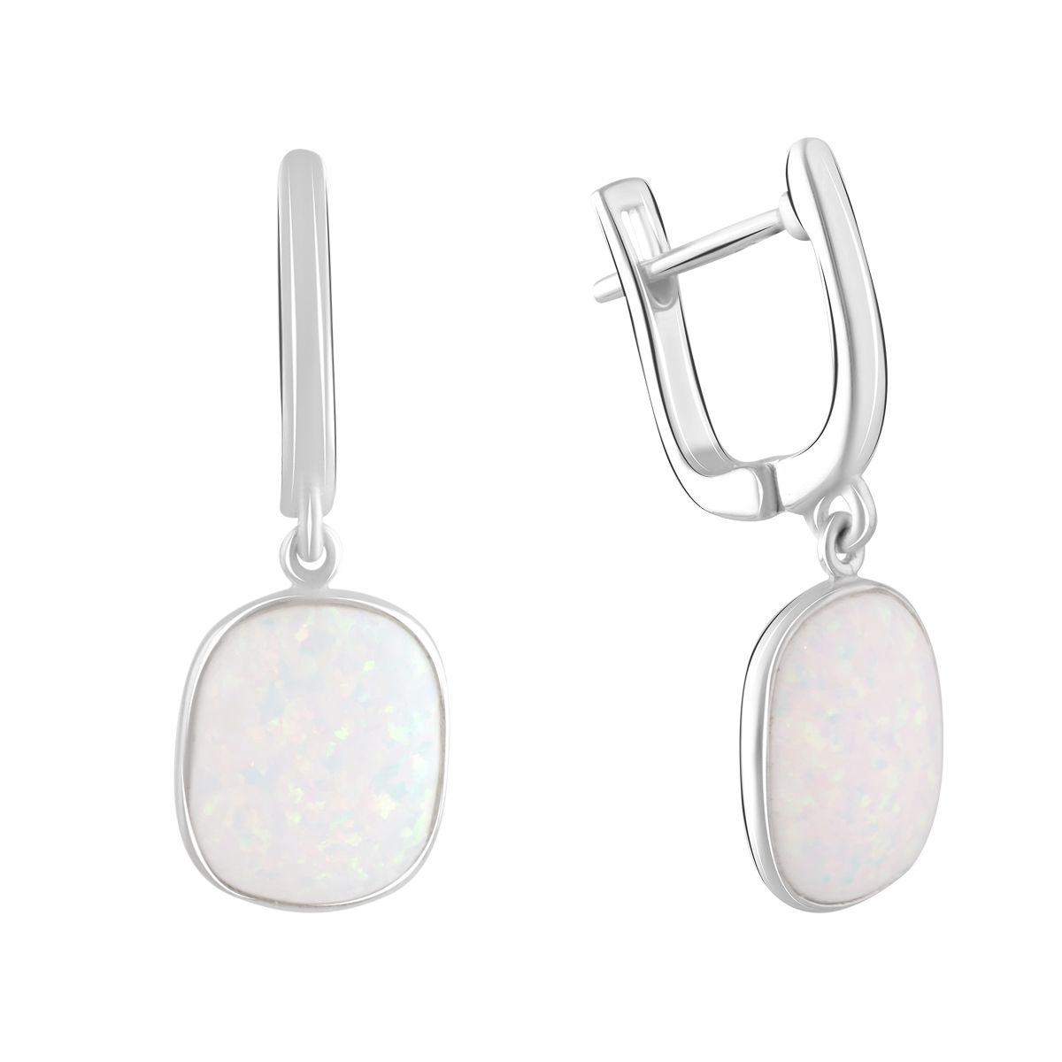 

Серебряные серьги SilverAlex с опалом 4.258ct