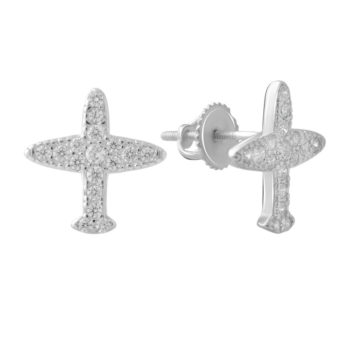 

Серебряные серьги SilverAlex с фианитами