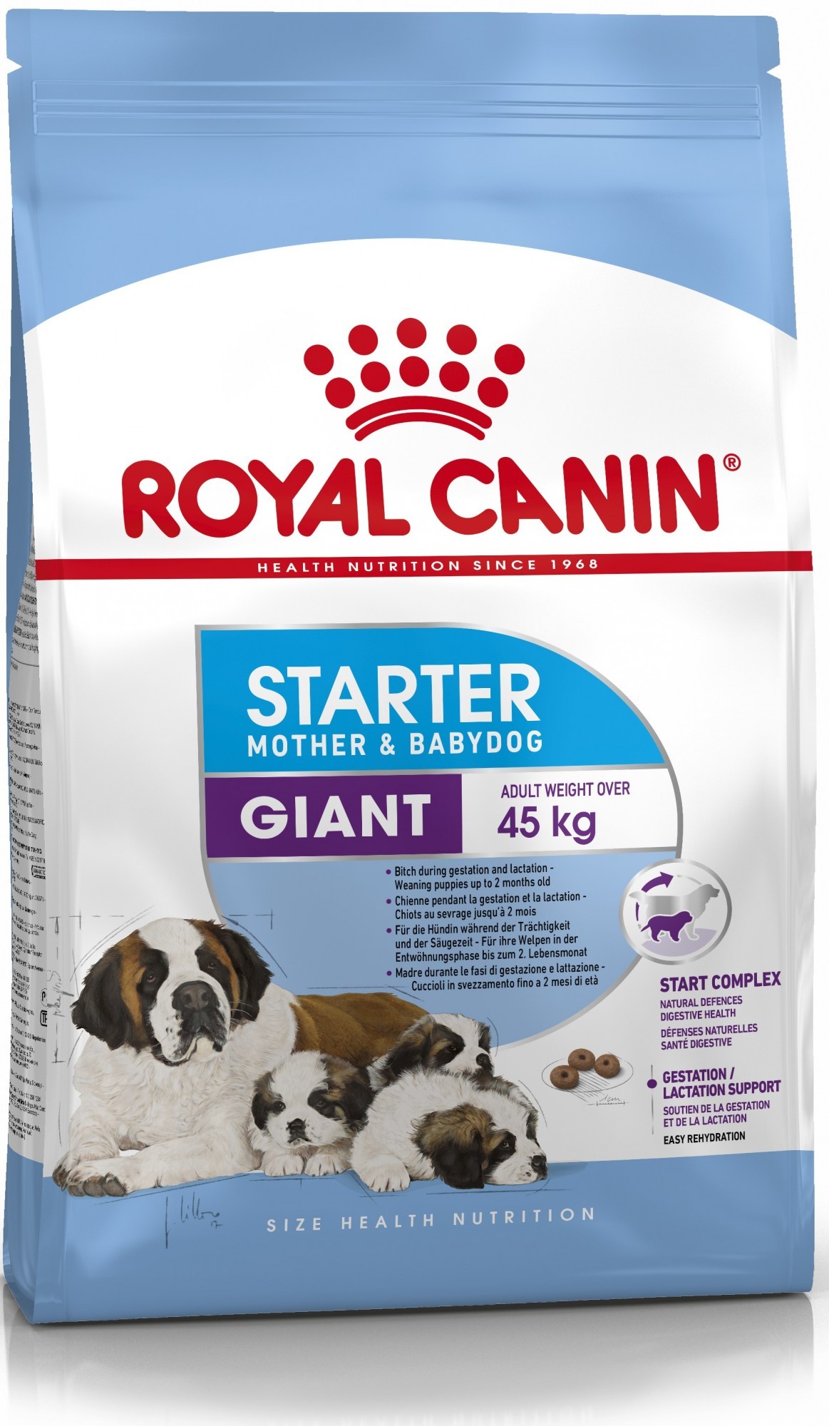 

Сухой корм Royal Canin Giant Starter для щенков до 2-х месяцев, беременных и кормящих собак 4 кг (3182550778824)