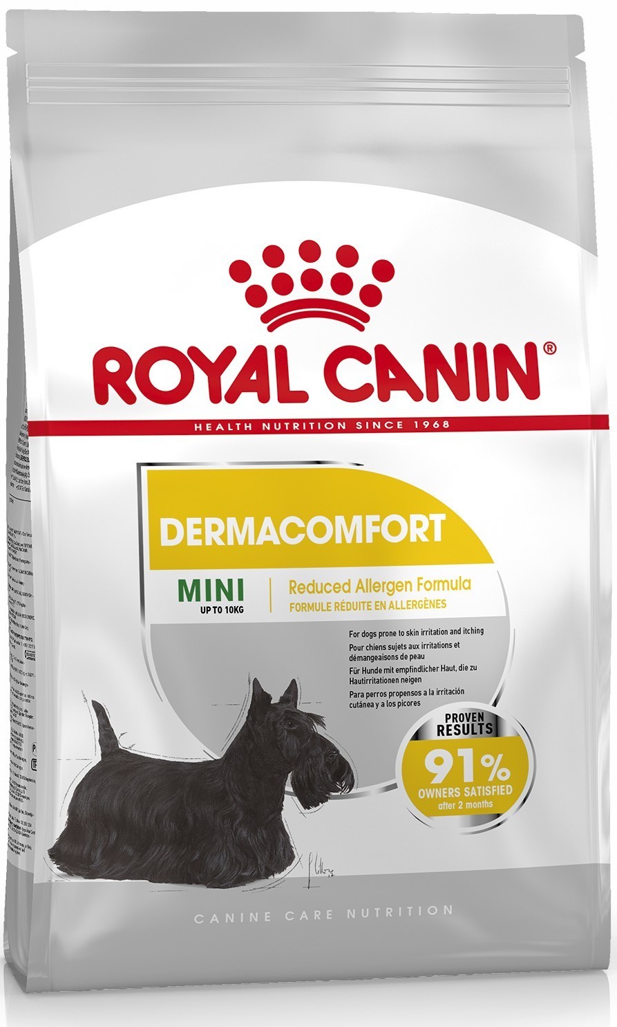 

Сухой корм Royal Canin Mini Dermacomfort для собак с раздраженной и зудящей кожей 3 кг (3182550893916)