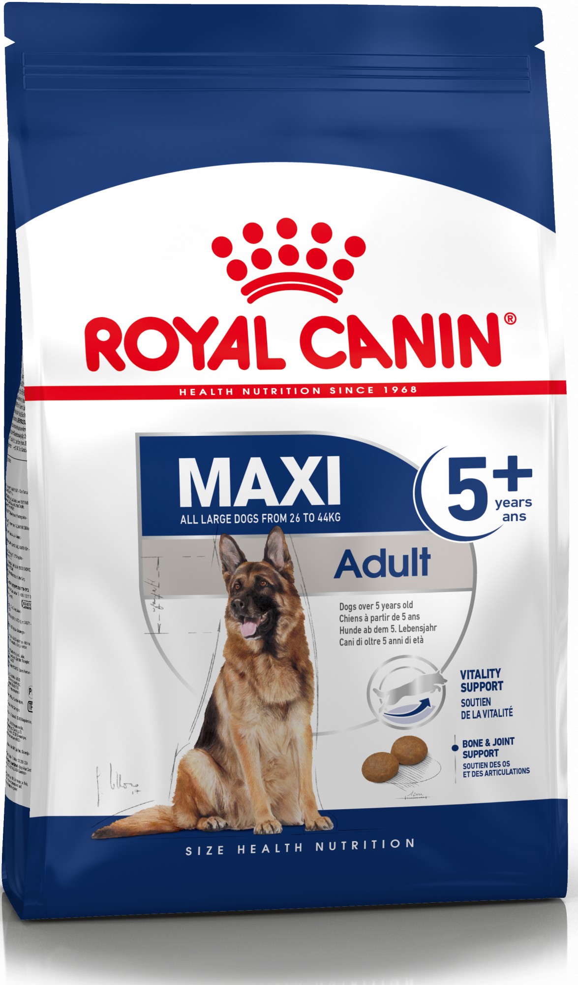 

Сухой корм Royal Canin Maxi Adult 5+ для собак крупных пород старше 5 лет 4 кг (3182550402293)