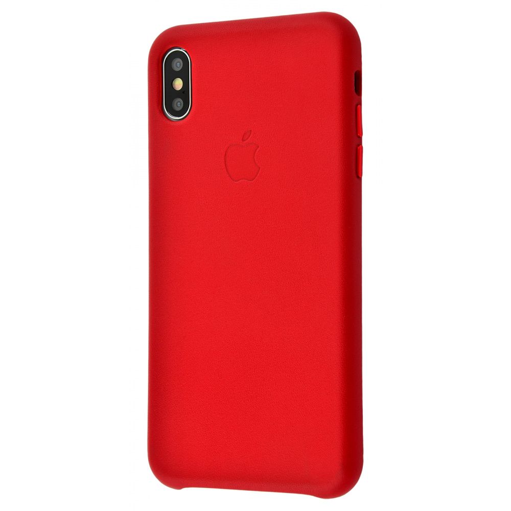 

Чехол Leather case для iPhone X/Xs red