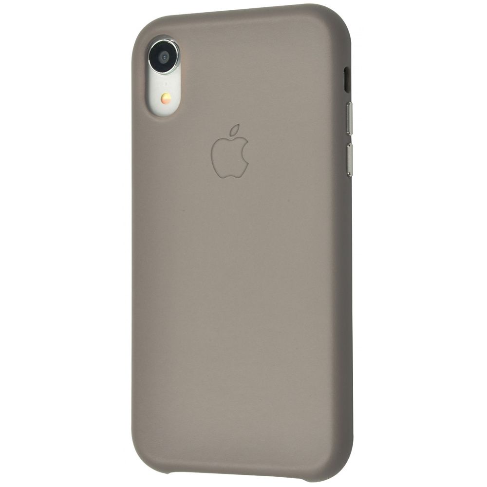 

Чехол Leather case для iPhone Xr taupe