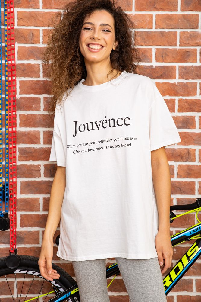 

Футболка AGER Oversize Белый 180R608