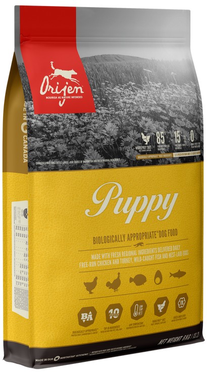 

Сухой корм Orijen Puppy для щенков мелких и средних пород 6 кг