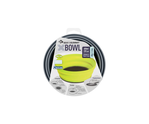 

Миска Sea To Summit X-Bowl 5.5х12.5см grey (арт.123422481762)