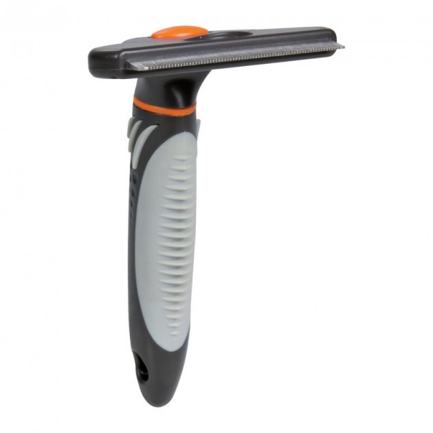 

Инструмент Trixie BGL-TX-159 Фурминатор для линяющей шерсти типа 11x15 см Серый
