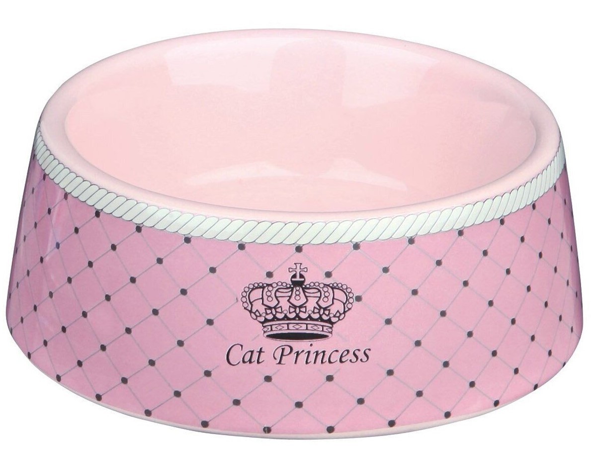 

Миска керамическая Trixie Cat Princess 180 мл Розовая 24780 (4047974247808)