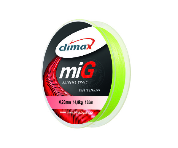 

Шнур Climax Mig Braid NG Fluo-Yellow 0.16 (арт.1234909926909)
