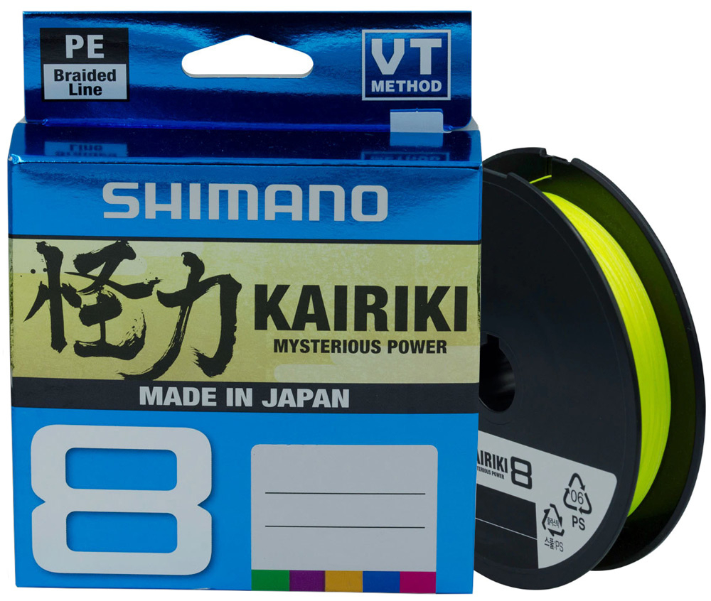

Шнур Shimano Kairiki 8 PE (Yellow) 150m 0.1mm 6.5kg (арт.123422669700)