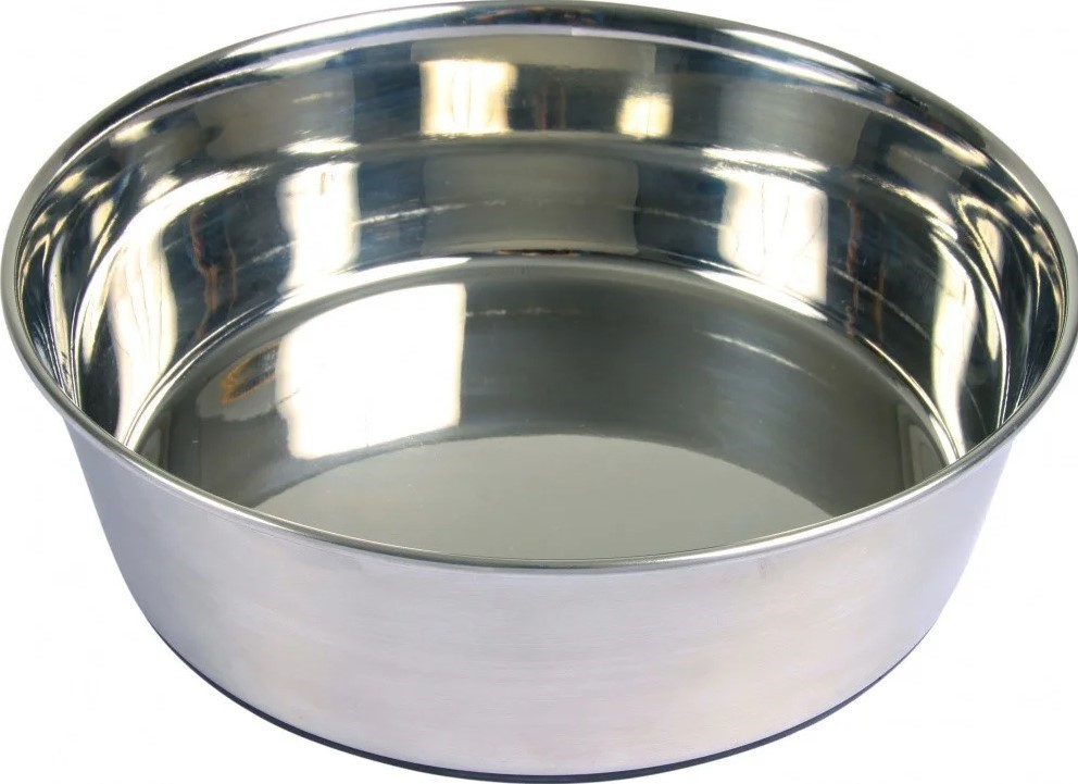 

Миска металлическая для собак Trixie Stainless Steel Bowl 2.5 л (4011905250748)