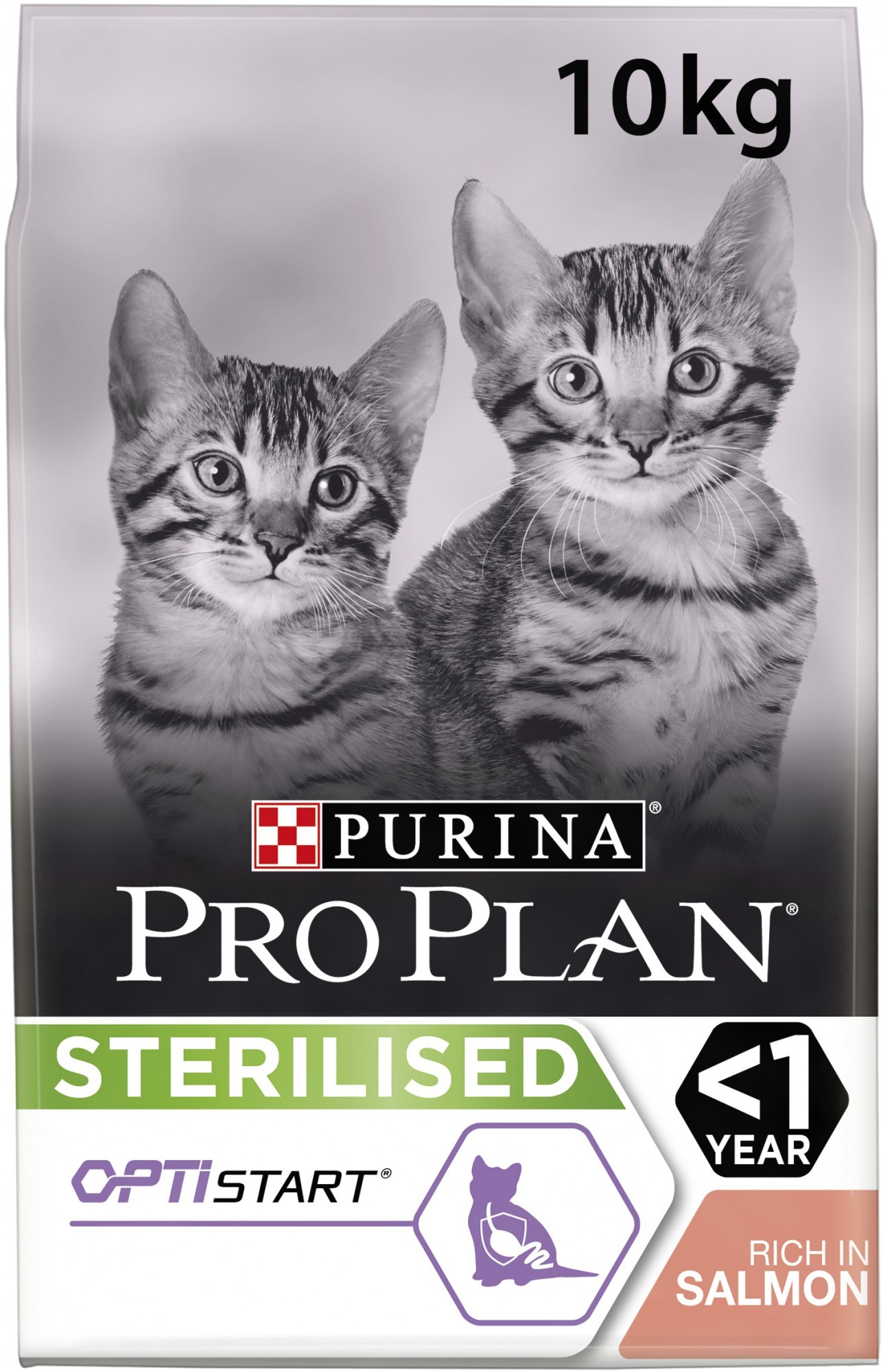 

Сухой полнорационный корм для стерилизованных котят Purina Pro Plan с лососем 10 кг