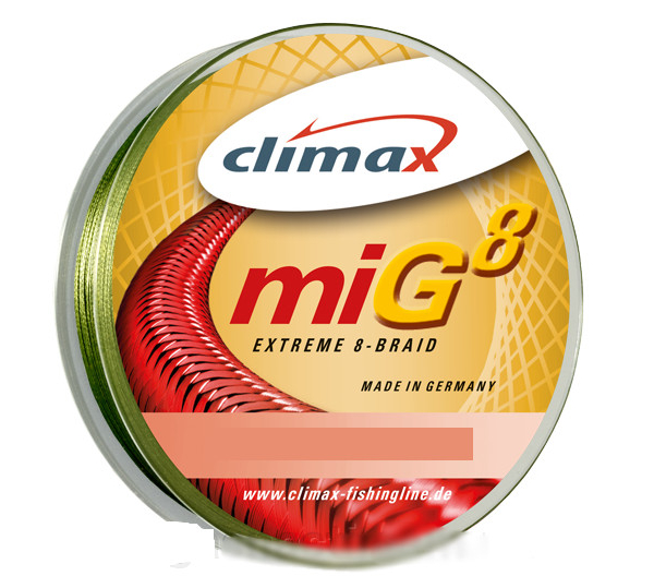 

Шнур Climax Mig Extreme 8 Braid Olive-Moss Green 0.10 (арт.1234909928620)