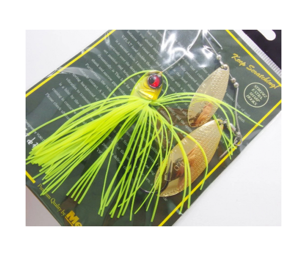 

Спиннербейт Megabass V9 (3/8 oz. DW) col. CHARTREUSE SHINER (арт.1234909933093)