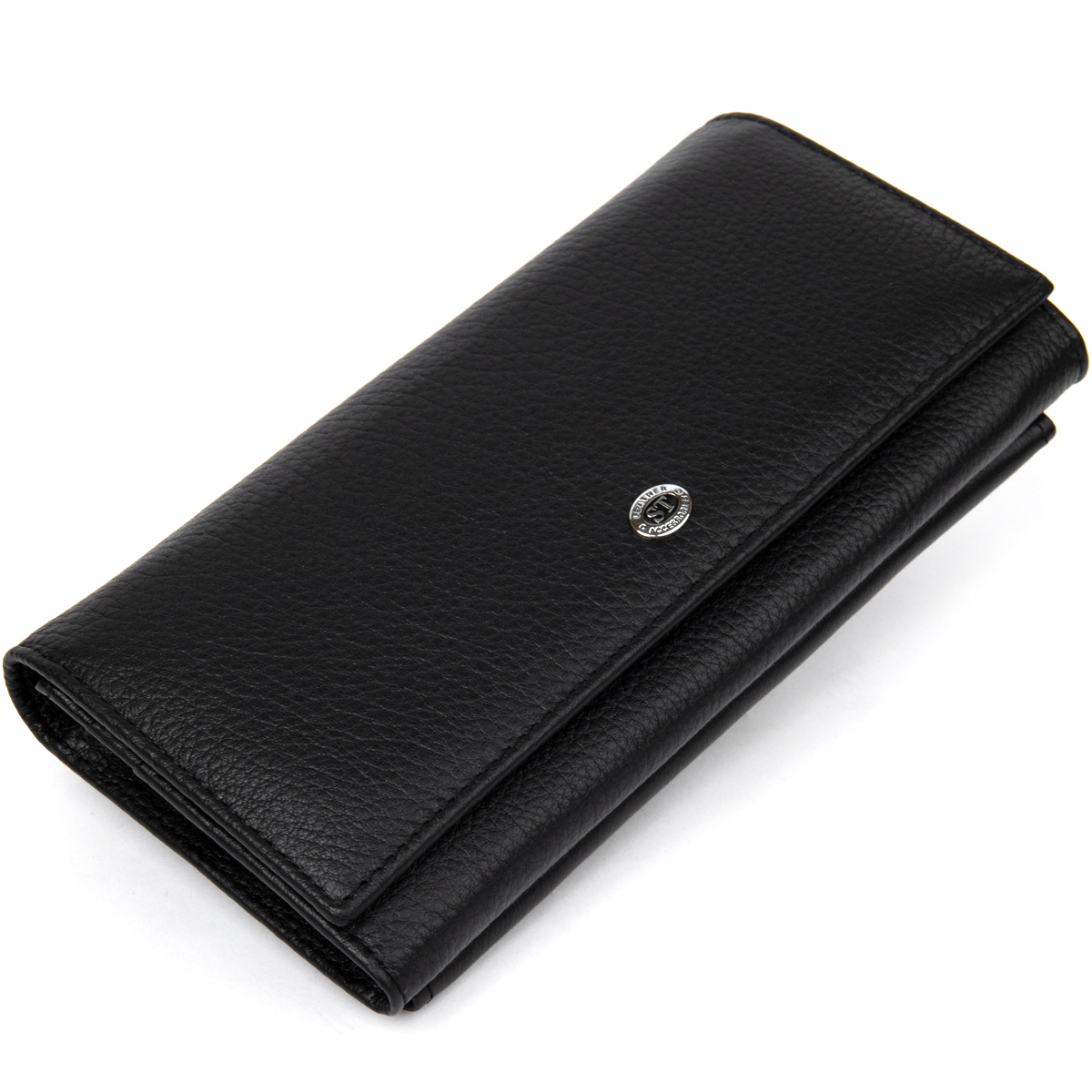 

Добротный женский кошелек ST Leather 19375 Черный