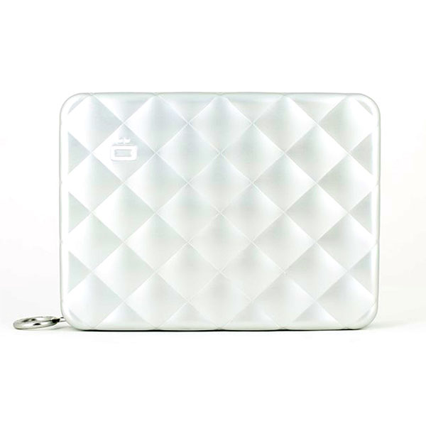

Кошелек на молнии OGON Quilted passport, серебристый