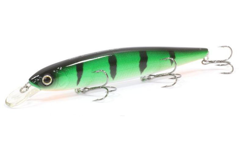 

Воблер DEPS Balisong Minnow 130F Green Perch (арт.1234909922181)