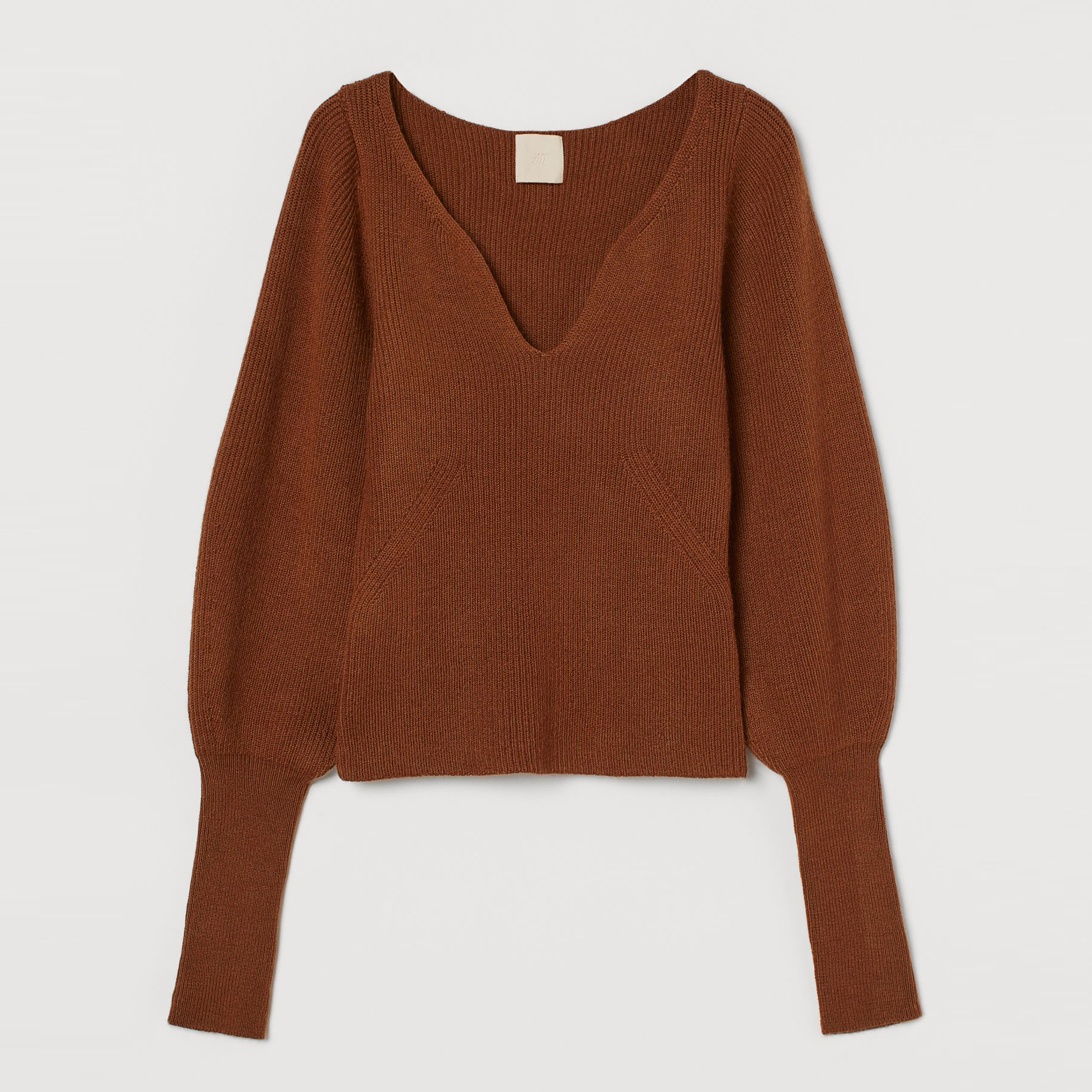 

Пуловер H&M 908-9044142 M Коричневый