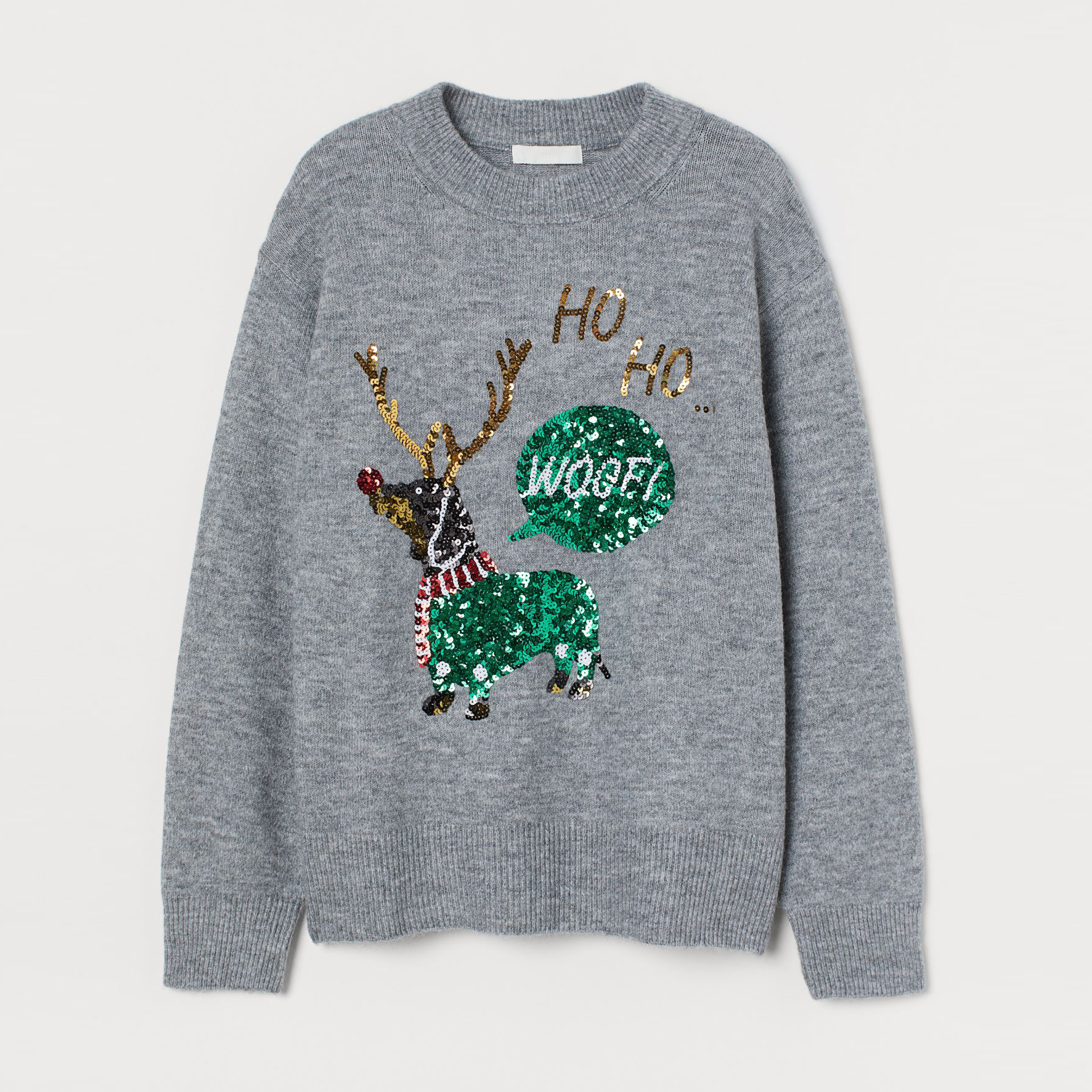 

Джемпер H&M 908-9377152 S Серый