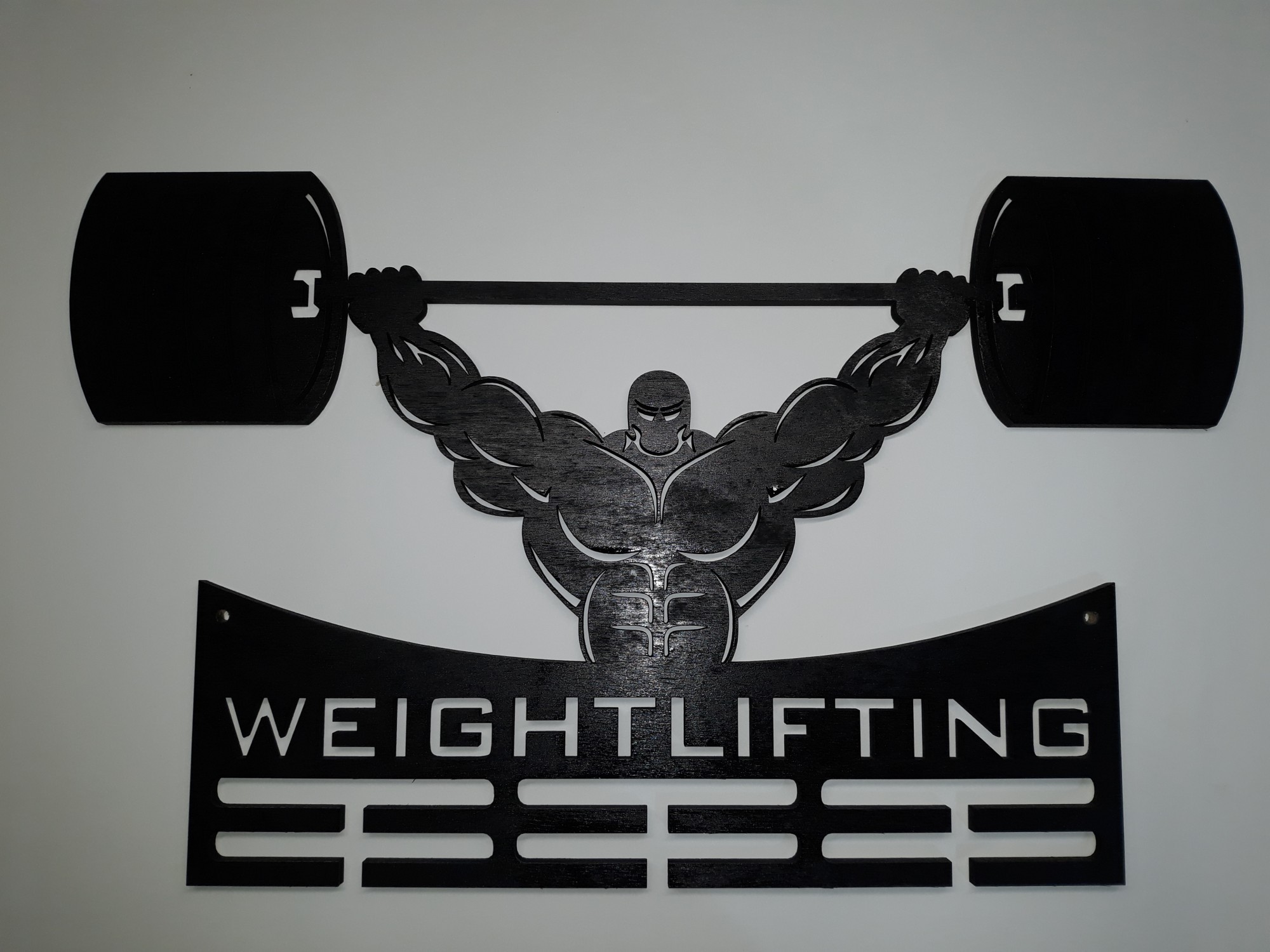 

Медальница "WEGHTLIFTING" HWD 50см