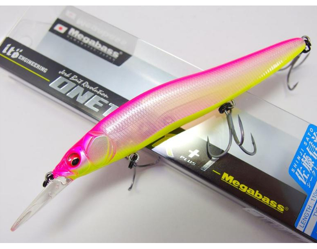 

Воблер Megabass ONETEN R+1 col. JUKUCHO PINK (арт.1234909929100)