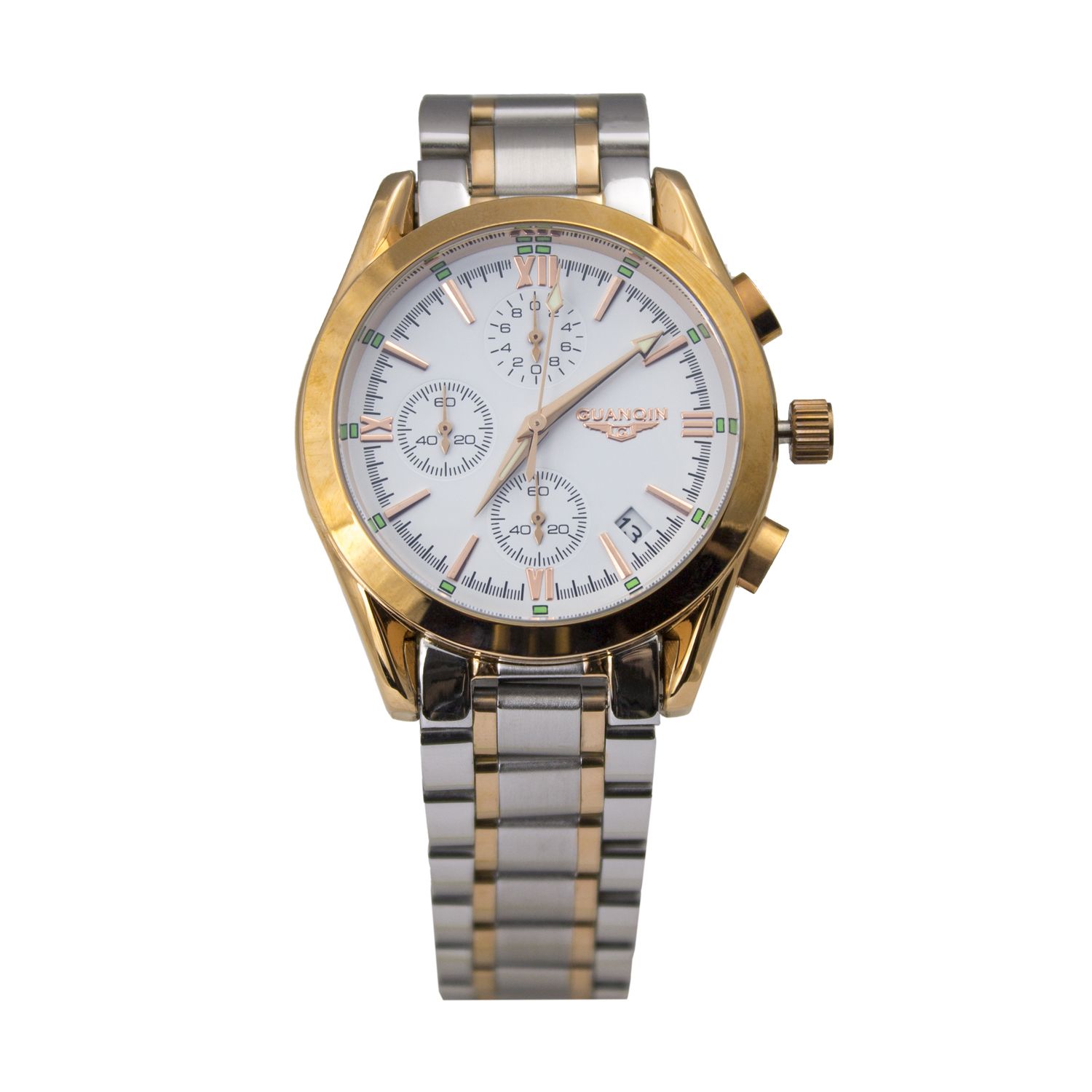 

Часы Guanqin Gold-White-SilverGold 19097 CS