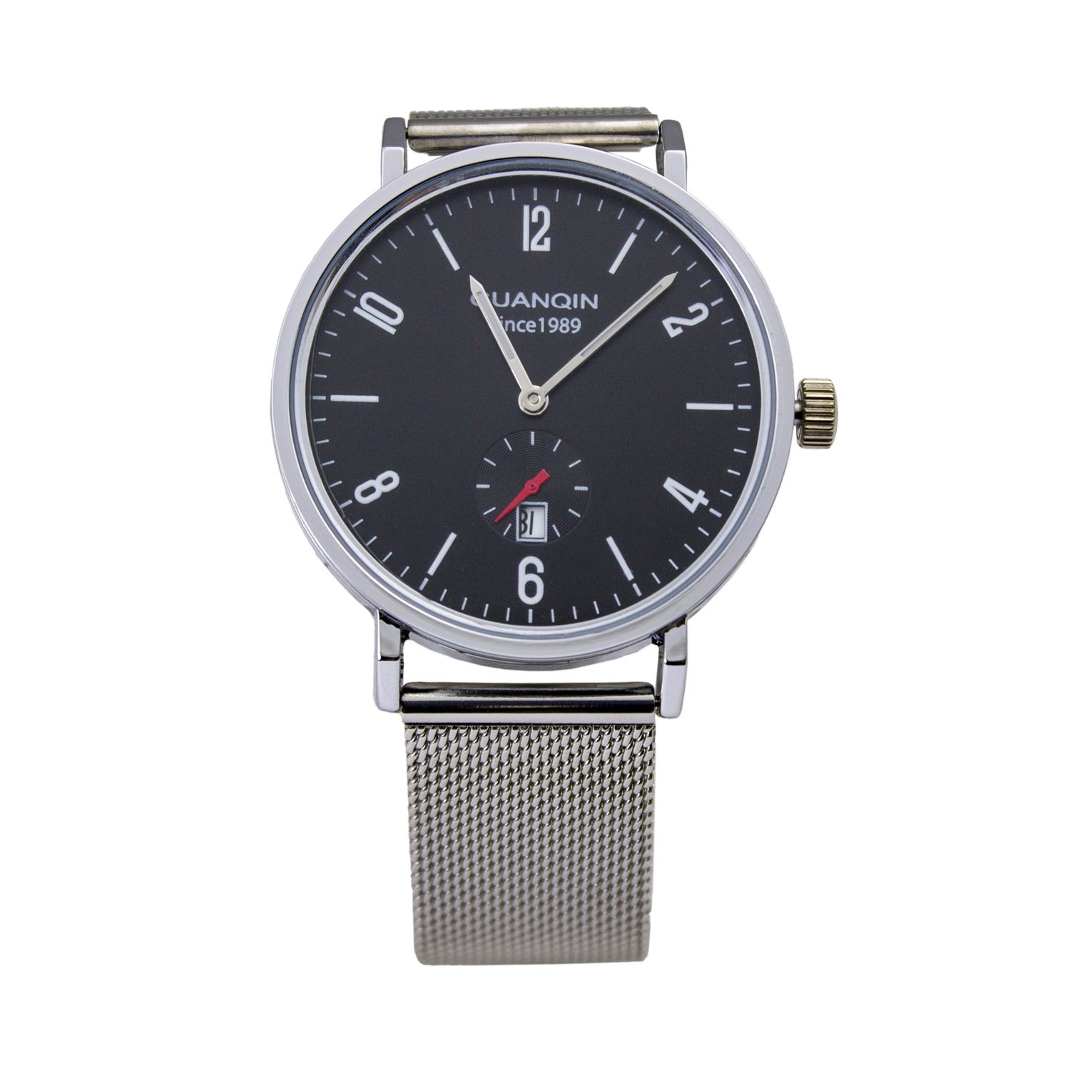 

Часы Guanqin Silver-Black-Silver GS19098 CS