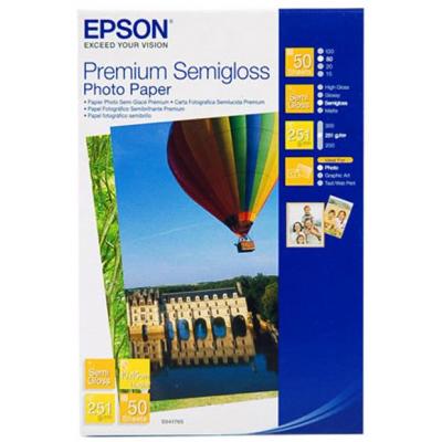 

Бумага Epson 10х15 Premium Semigloss Photo (C13S041765)