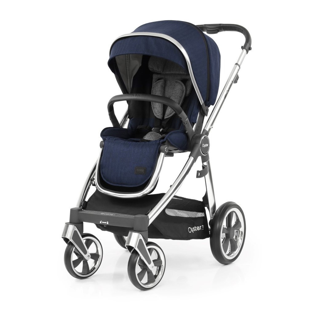 

Прогулочная коляска BabyStyle Oyster 3 Rich Navy / Mirror (O3SURI)