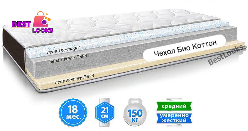 

Матрас ортопедический 140х190 Sleep&Fly ORGANIC Sigma