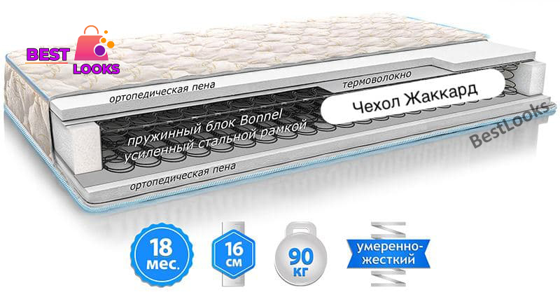 

Матрас двусторонний 90х200 EMM ЭКО 32