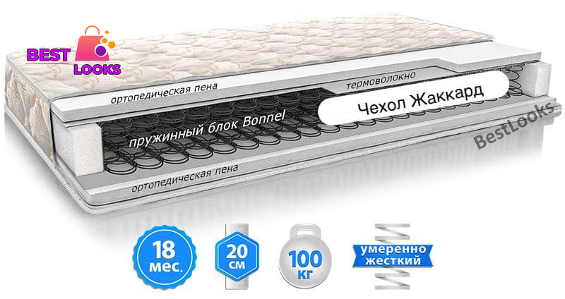 

Матрас двусторонний 180х200 EMM Шанс 1