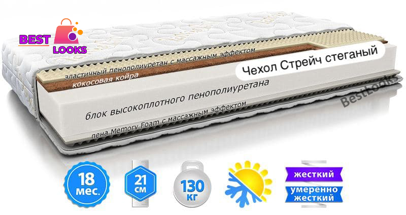 

Матрас ортопедический 120х200 Take&Go MIX ROLL