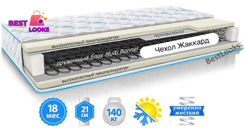 

Матрас двусторонний 180х190 Sleep&Fly Standart Plus