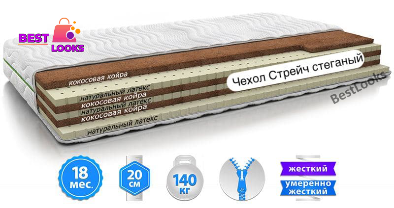 

Матрас ортопедический 140х190 EVOLUTION CASCADE