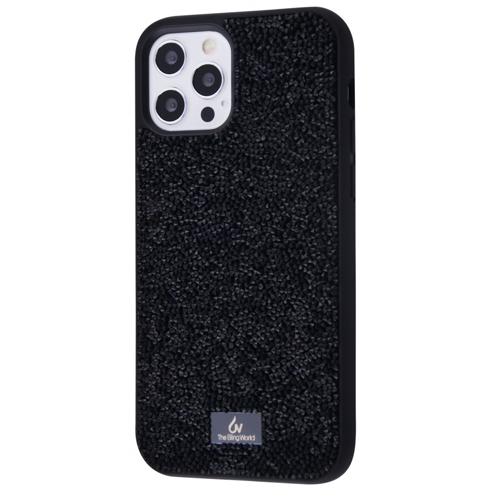

Чехол Bling World Grainy Diamonds (TPU) для iPhone 12/12 Pro black